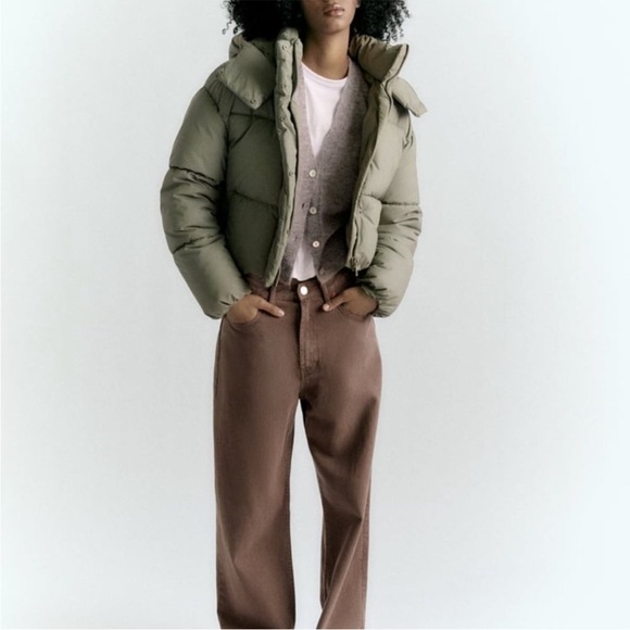 Zara Jackets & Blazers - Zara Olive Bomber Jacket